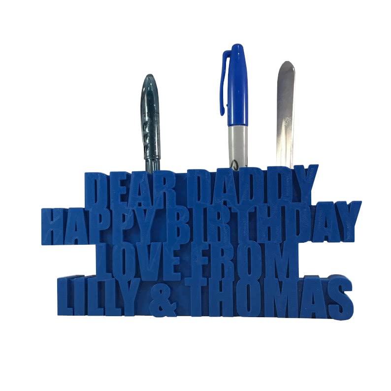 Personalised Message/Quote Pen Pots - Gifts for her - Gifts for him - Unique Gifts - Desk Tidy
