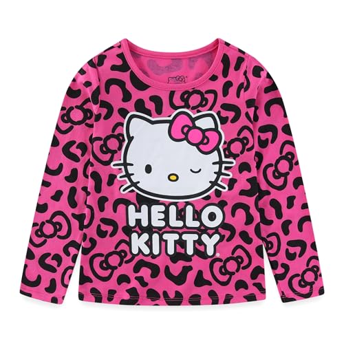 Hello Kitty Sanrio Girls 3 Pack Long Sleeve Shirt for Infant, Toddler, Little and Big Girls3