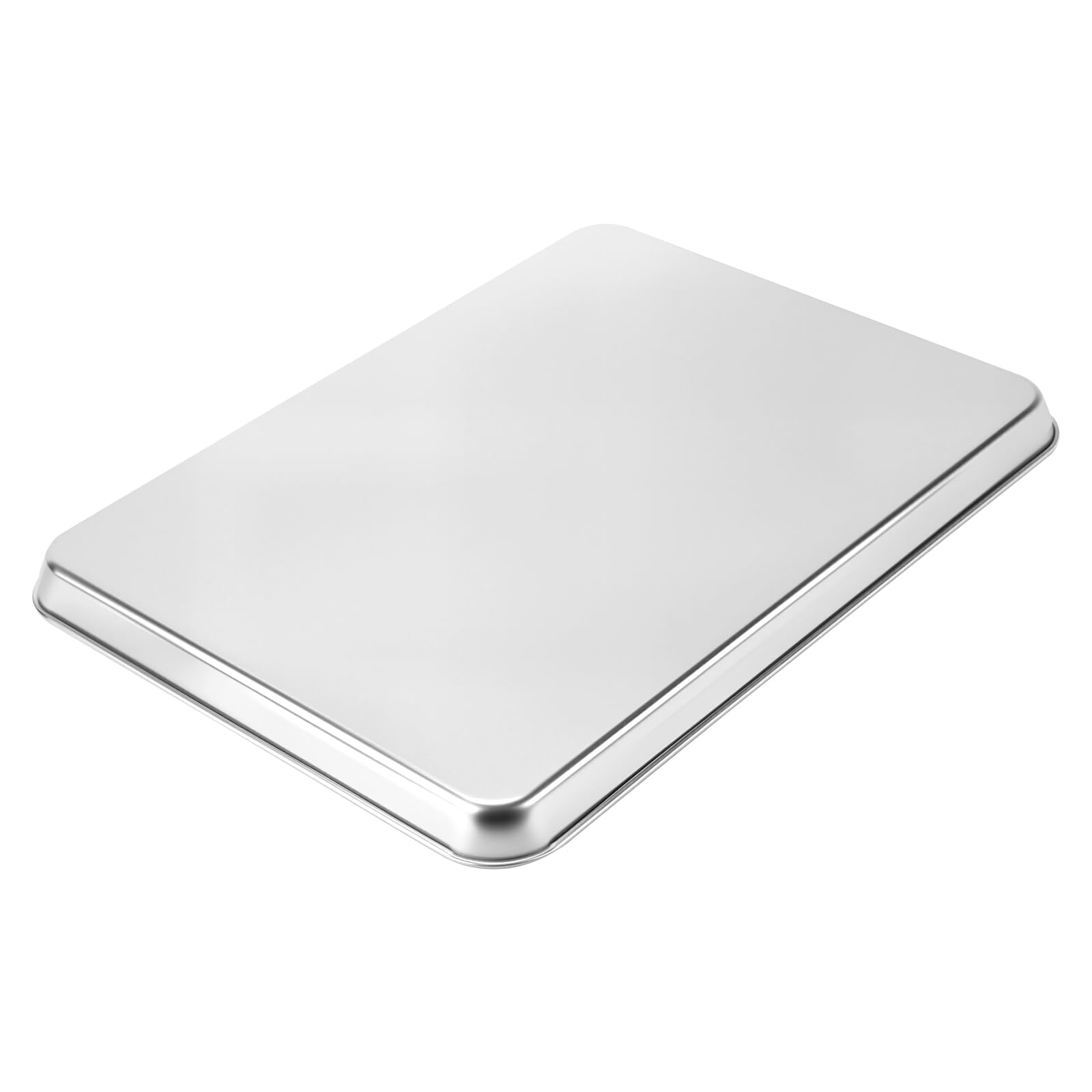 SOUJAP 6 teglie da forno, rettangolari in acciaio inox, per cottura, arrosto, cottura, 40,5 x 30,5 x 2,5 cm, lavabili in lavastoviglie