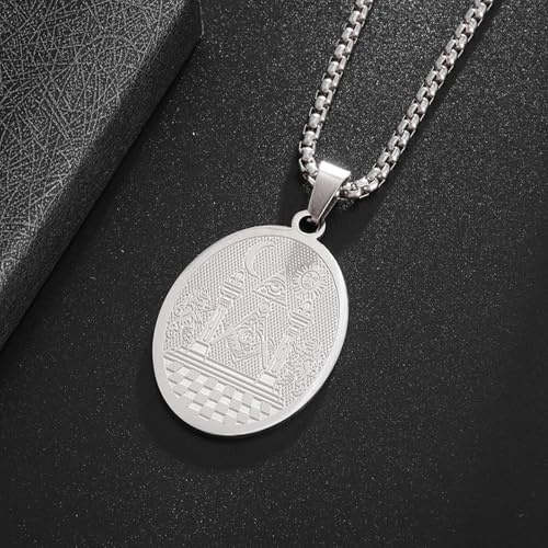 Collier maçonnique œil tout-voyant : un bijou robuste qui ne ternit pas - 2