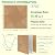 Sunlysound 3D Textured Wood Grain Sound Acoustic Wall Panels, 23.6'' x 23.6" Noise Dampening Modern Wall Decor, Peel and Stick for Noise Reducing in Home Office, Studio, Gaming Room (Burlywood)