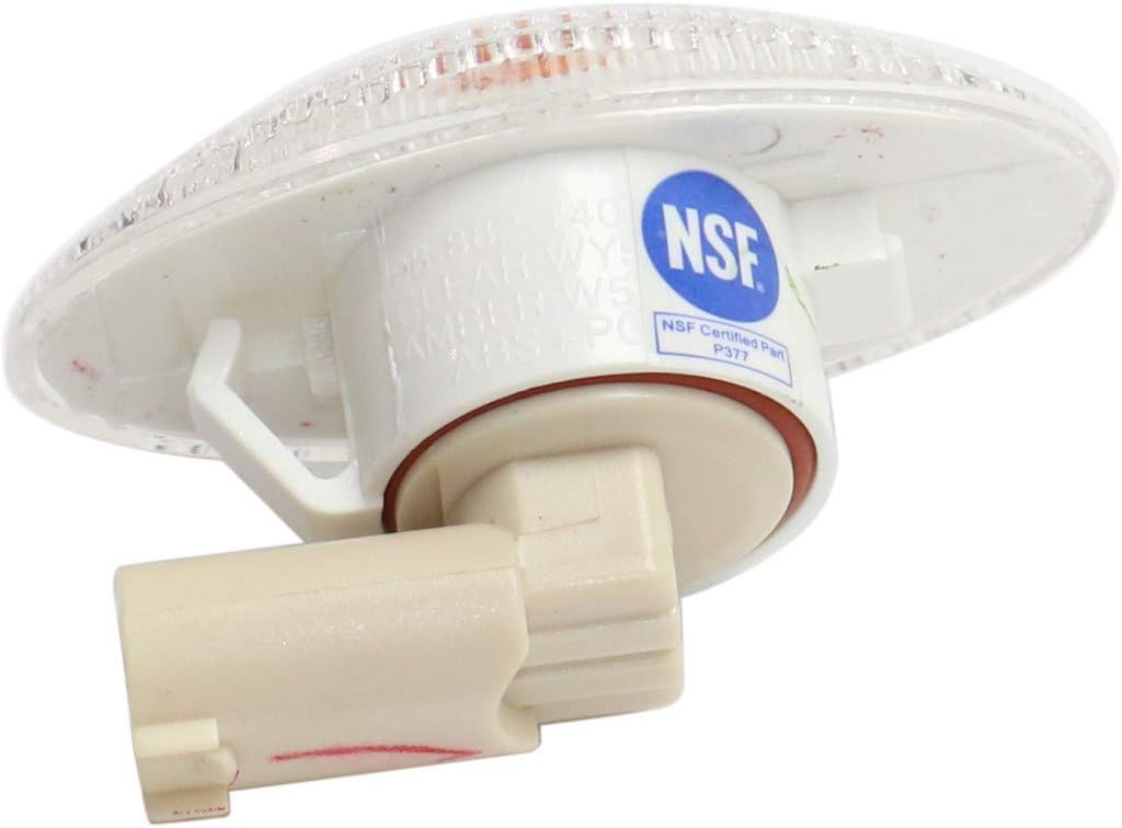 KarParts360 For Mini Cooper/Mini Cooper S Side Repeater Light Assembly 2002 03 04 05 2006 Driver OR Passenger Side | Single Piece | White CAPA For MC2570101 | 63 13 7 166 014