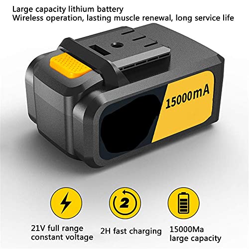 ROSG Elektrische Mini-Kettensäge, 21-V-Kettensäge, 13,12-Zoll-Ketten-Kupfermotor, 15/30-AH-Lithiumbatterie und schnelles… – Bild 3