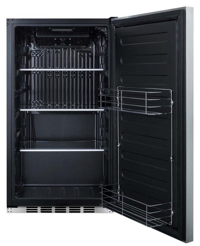 Summit Appliance Ff195if Shallow Depth Built-In All-Refrigerator; Panel-Ready Door (Panel Not Included); Adjustable Thermostat; Automatic Defrost; 3.13 Cu.Ft Capacity; LED Lighting; 115 V Ac on Fridge.com - View 3