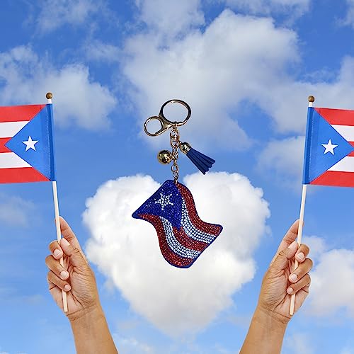 Popfizzy Rhinestone Keychains for Women and Girls, Bling Backpack Keyrings, Purse Charms, Sparkle Key Fob, Fun Keychain Gifts4