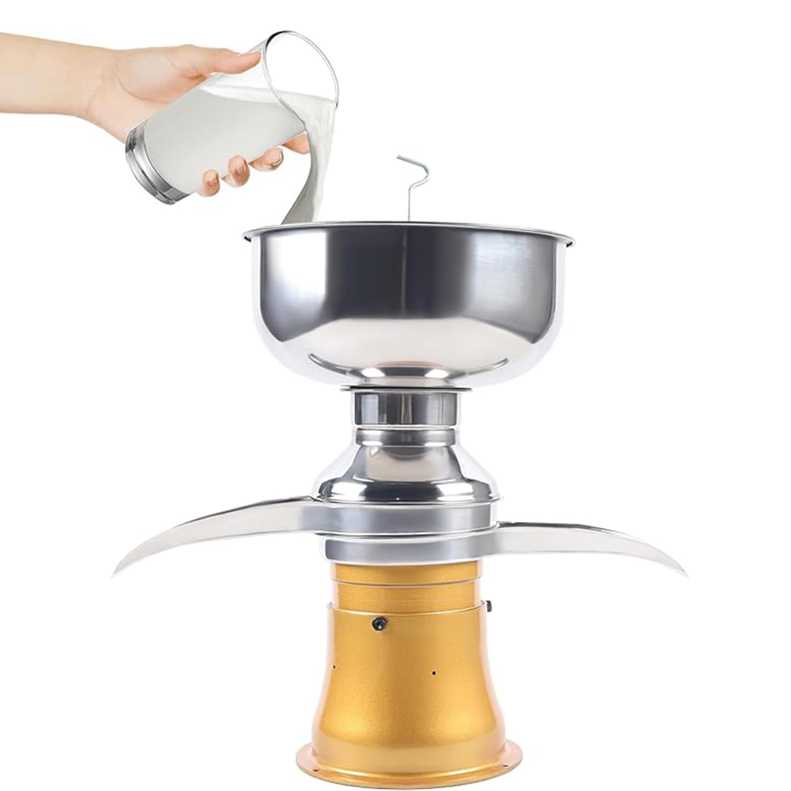 Separatore di crema di latte 50L/H in acciaio inox efficiente strumento di lavorazione lattiero-casearia per la casa e le piccole imprese latte fresco di cammello di capra
