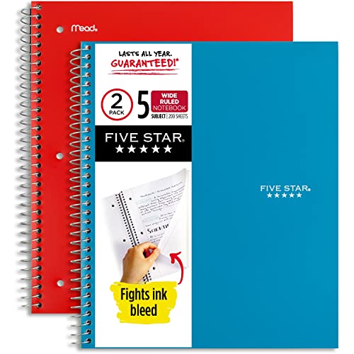 Cahier à spirale grand format pour ne plus perdre ses notes de cours