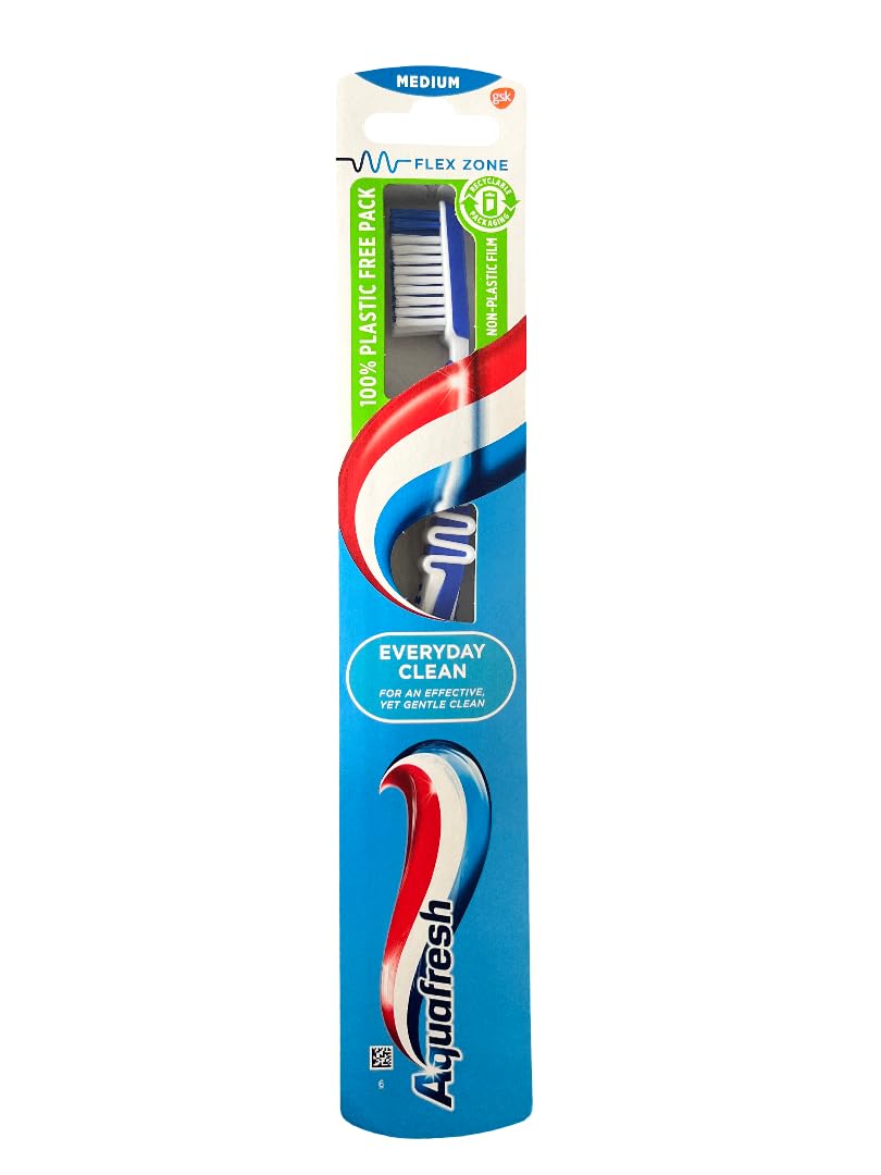 Aquafresh, Pędzel do zębów, średni, opakowanie 3 szt