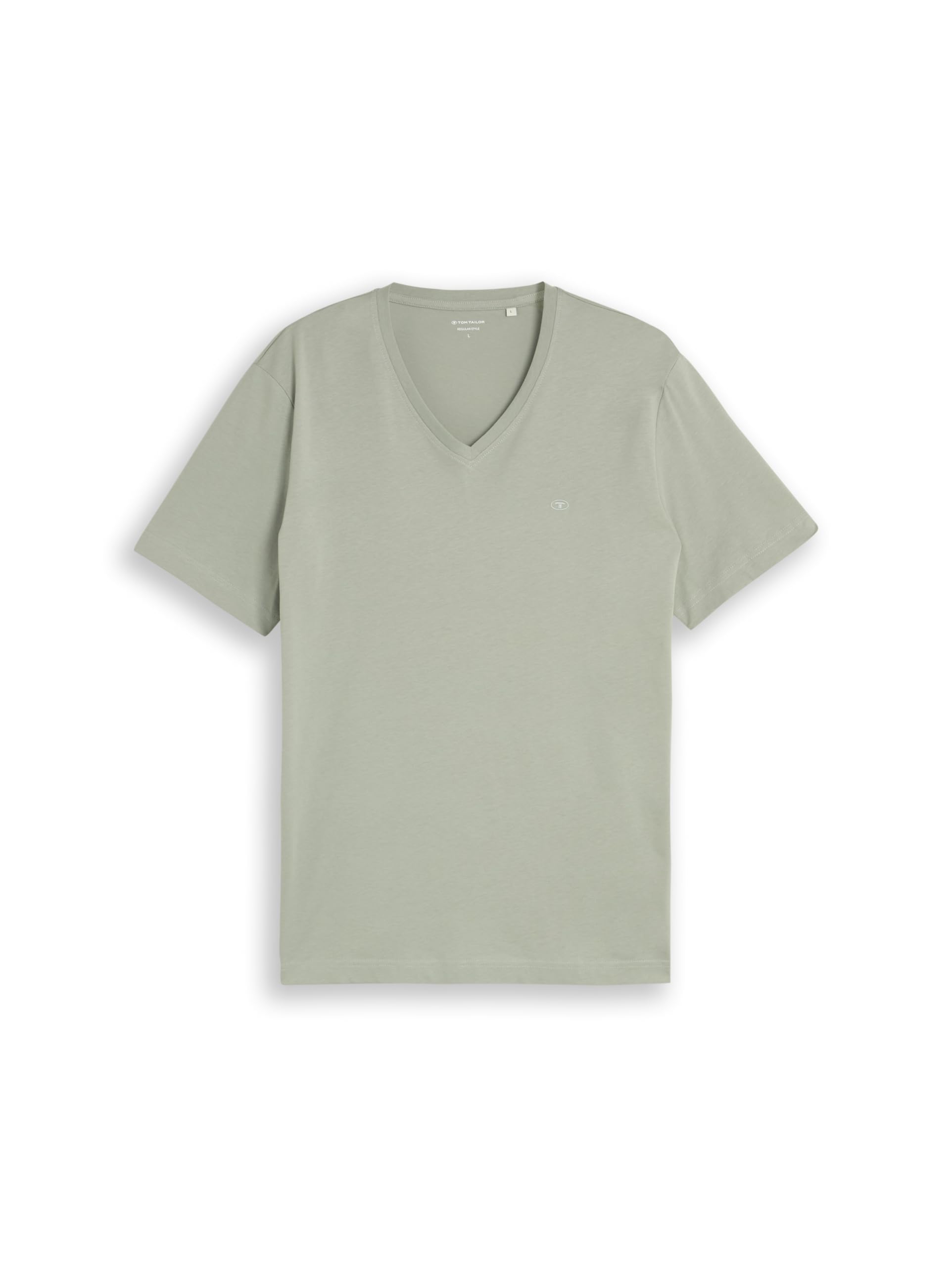 TOM TAILOR Herren Basic T-Shirt mit V-Ausschnitt – Ansicht 4
