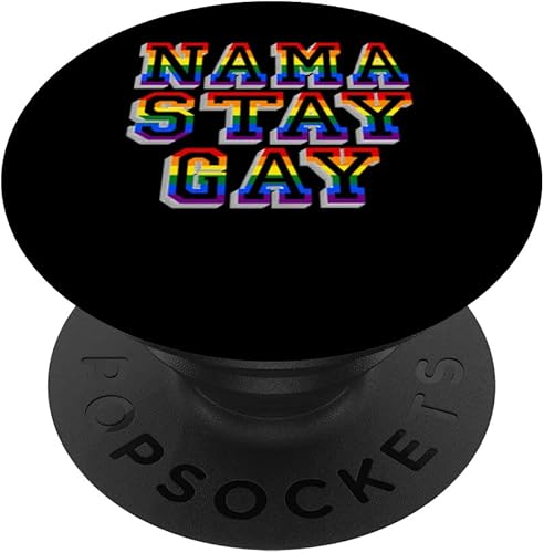 Gay Pride Nama Stay Cute LGBT Gay Pride Parade PopSockets intercambiables PopGrip
