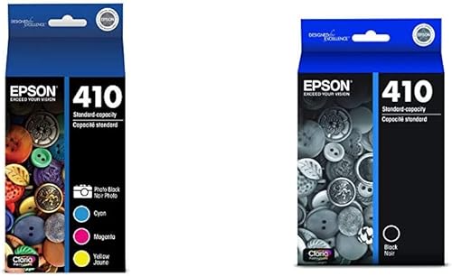 Epson 410 Claria Premium Ink Paquete combinado de capacidad estándar (T410520-S) 410 Claria Premium Ink Standard Capacity (T410020-S)