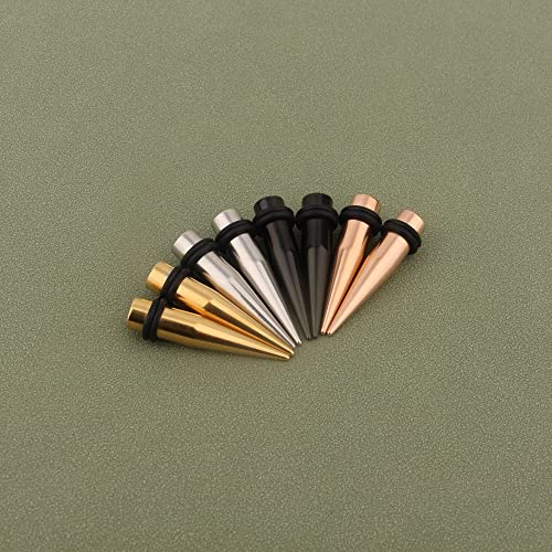 Awinrel 1G 7Mm 316L Surgical Steel Ear Tapers Stretching Kit And Flesh Tunnels Gauges Plugs For Ears Women Men Piercing Jewelry 2 Pairs thumb #2