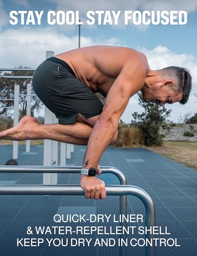 YOGA CROW 5" Men's Yoga Shorts –Mens Athletic Shorts with Zipper Pockets, Breathable Liner, Mens Running Shorts, Hot Yoga3