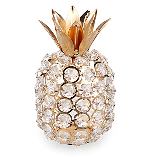 El Mejor Listado de Adornos con cuentas de esta semana. 34 JUXYES Adorno de Piña con Cuentas de Cristal Brillantes Hecho a Mano Adorno Decorativo de Piña Fruta Artificial Nórdica Estatua Figurina Centro de Mesa Decoración para Hogar...