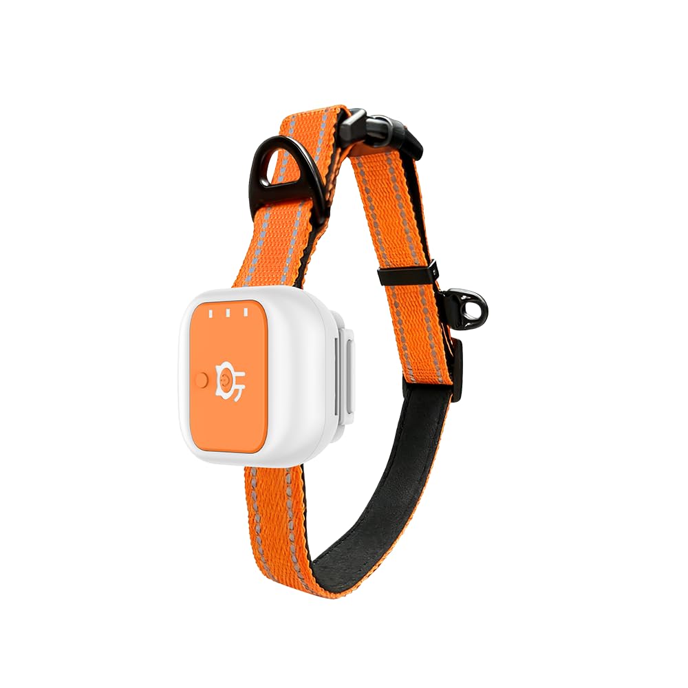 Pet GPS Tracking Collar for Fence & Dog Training with Wireless Monitoring, No Subscription, Waterproof, Long Battery Life, iOS & Android App (15-22 inches, Large)