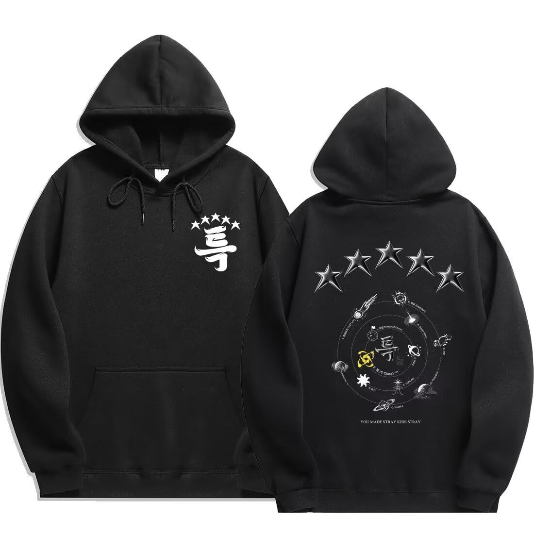 KPOPStray Kids Hoodies New Album 5-Star Sweatshirt Jisung Hyunjin Felix Merch Pullover for Women Men