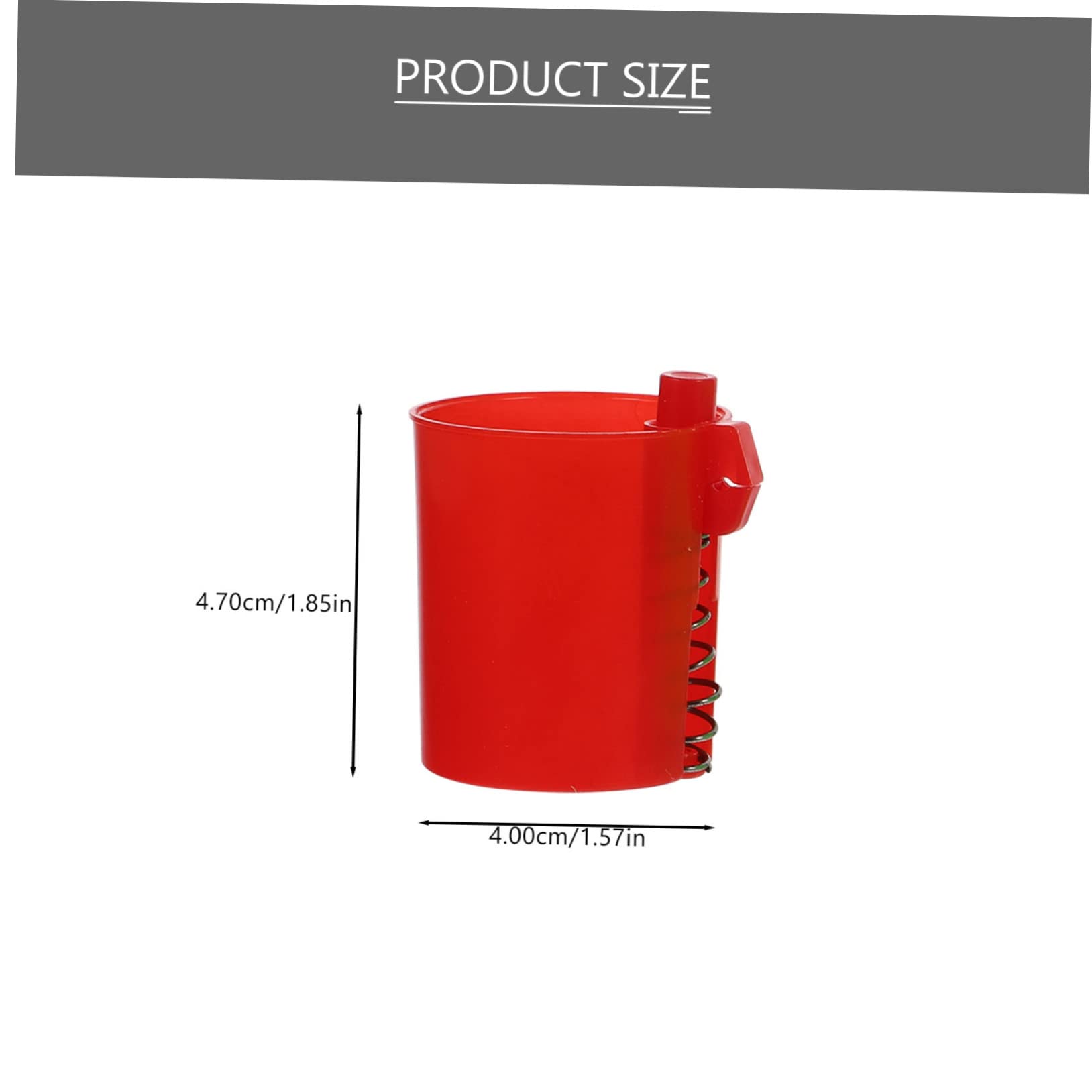 Hemoton 6Pcs Fishing Bait Cage Holder for Carp Fishing Durable Fishing Feeder Device Lightweight Lure Holder for Outdoor Fishing Enthusiasts Present for Anglers