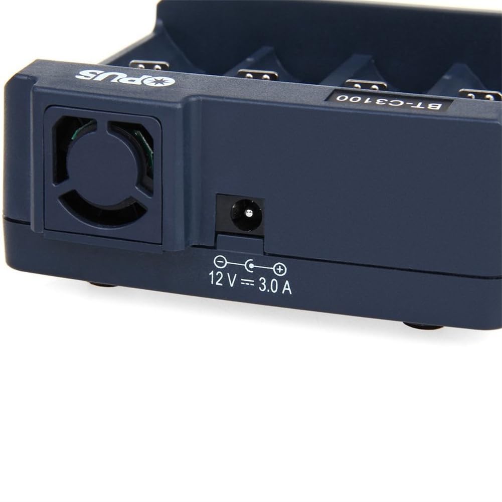 BT-C3100 Adaptateur Universel 4 Emplacements pour Batteries Li-ION Rechargeables EU Plug