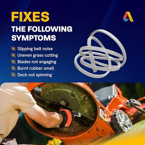 Image of Canamax 429636 197253 Mower Deck Belt - Aramid Cord 1 /2 inch x 101.5 inch - for 42 inch Deck Craftsman Husqvarna AYP Poulan 532429636 598559101 532197253 592855001 PP19A42 YTA18542 YTH22V42 21546422 M87323