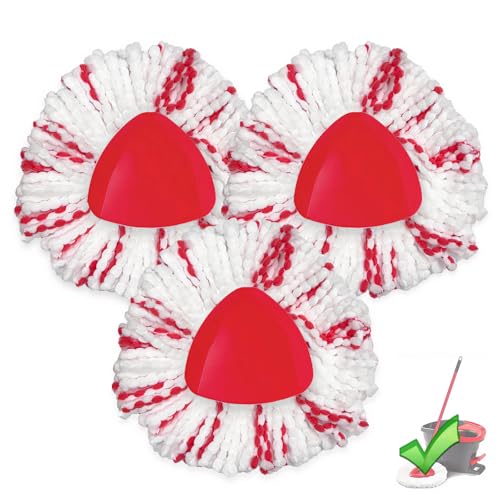 Consejos para Comprar easy 17 kg comprados en linea. 46 Hakfhsd Paquete de 3 cabezales de repuesto para trapeador giratorio, compatibles con el sistema de cubo de 1 tanque Oceda EasyWring, 40% más de poder de limpieza, microfibra y...