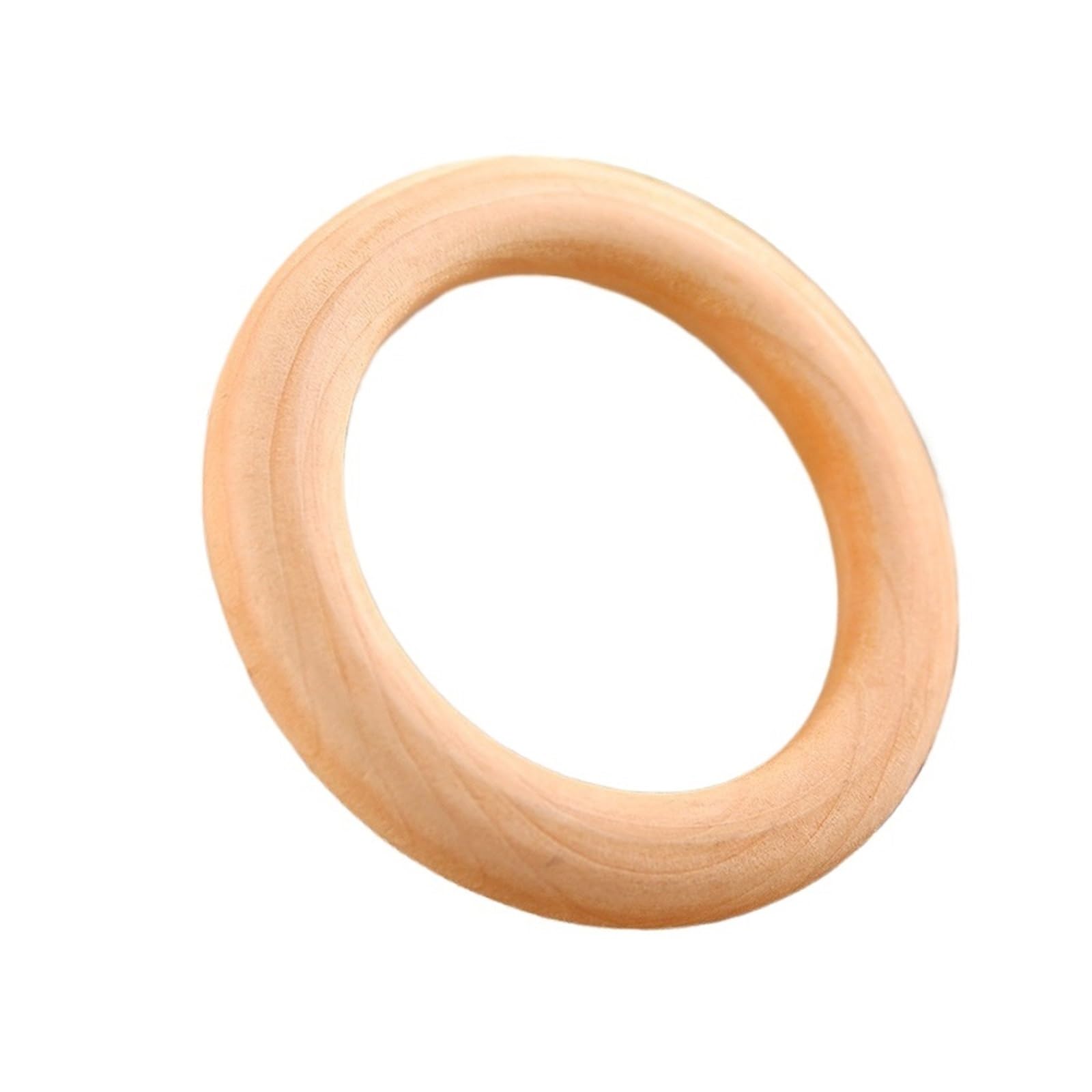 Holzringe für Handarbeiten, Unvollendete Massivholzringe 12–125 mm for Makramee-DIY-Schmuckherstellung(35mm 20Pcs)