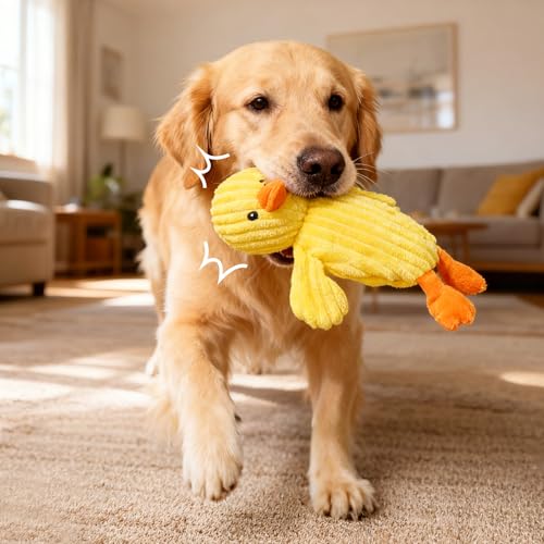 Prime Pets Dog Toys, 5 Pack, Plush Dog Squeaky Toys, No Stuffing Bodies, Crinkle Animals Pet Toy for Small Medium Large Dogs, Puppy Chew Toy to Keep Them Busy - Image 7