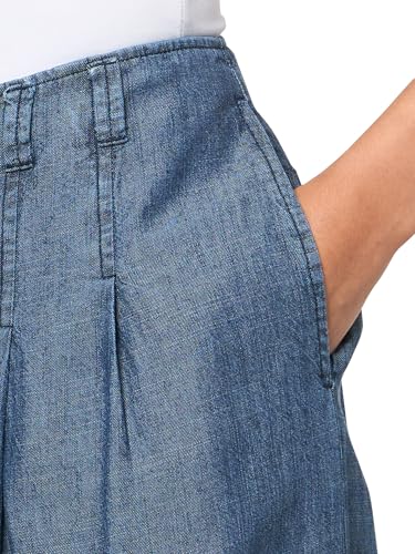 Trina Turk Women's Wide Leg Chambray Pant3