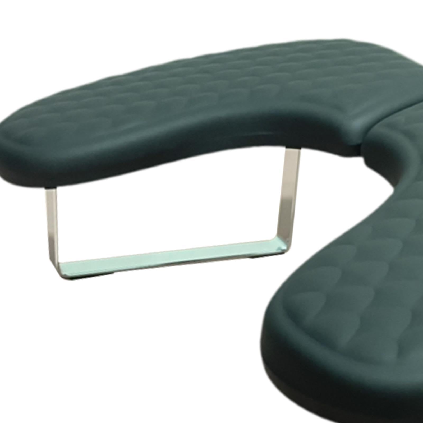 Soporte en U para Manicura, Reposamanos para Uñas, Accesorio de Decoración de Uñas, Cojín Antideslizante, Negro