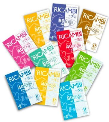 50 fogli ricambi a4 quadretti 5 mm gr.60 blasetti