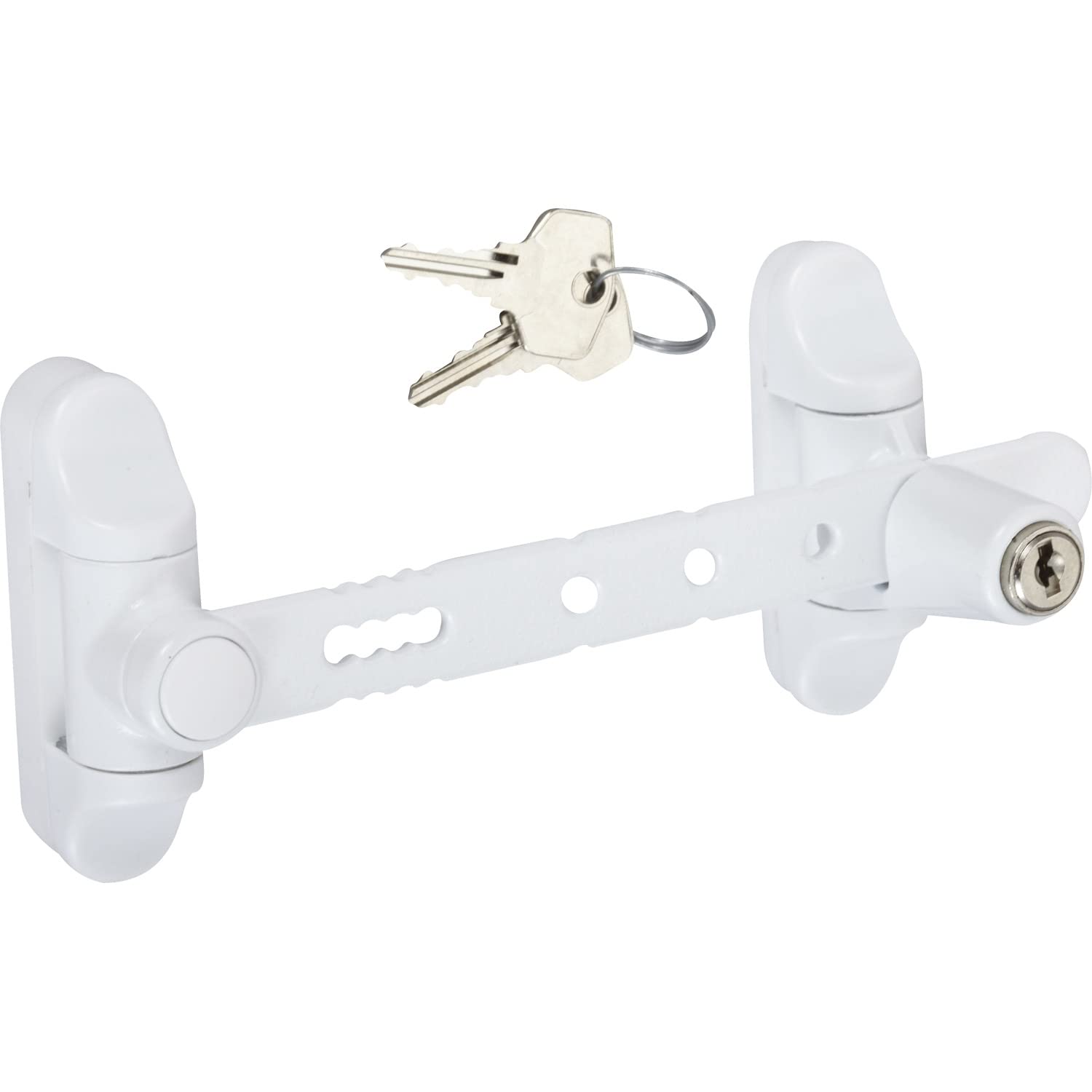 Socona L6C Entrebâilleur à clefs pour fenêtres Blanc