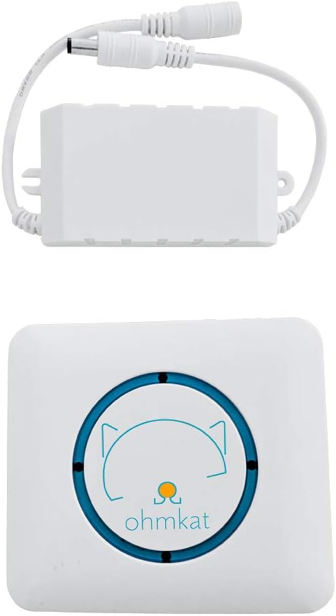 OhmKat Wireless Universal Video Doorbell Chime (Patented) - For Use with Wired Nest, Blink, Ring, August, Skybell, Simplisafe, Alula & Compatible OhmKat Video Doorbell Power Supplies