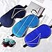 ZIMASILK 100% Mulberry Silk Sleep Mask with Adjustable Strap, Super-Smooth Soft Natural Silk Eye Mask for Sleep, Multiple Color Options(Navy Blue)