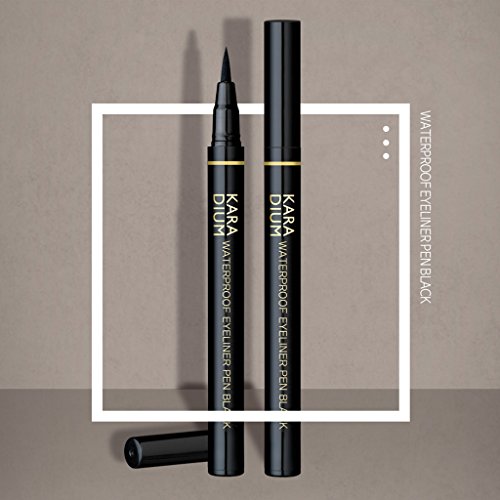 Delineador marcador impermeable negro 0.8g miniatura 2