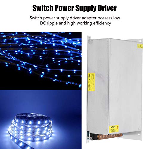 Image of DC12V Aluminum Alloy Switch Power Supply Driver Adapter LED Screen Light Bar Printer Low Voltage Equipment 220V / 110V to 12V (S-50-12(12V /4.2A /50W) AC100-240V)