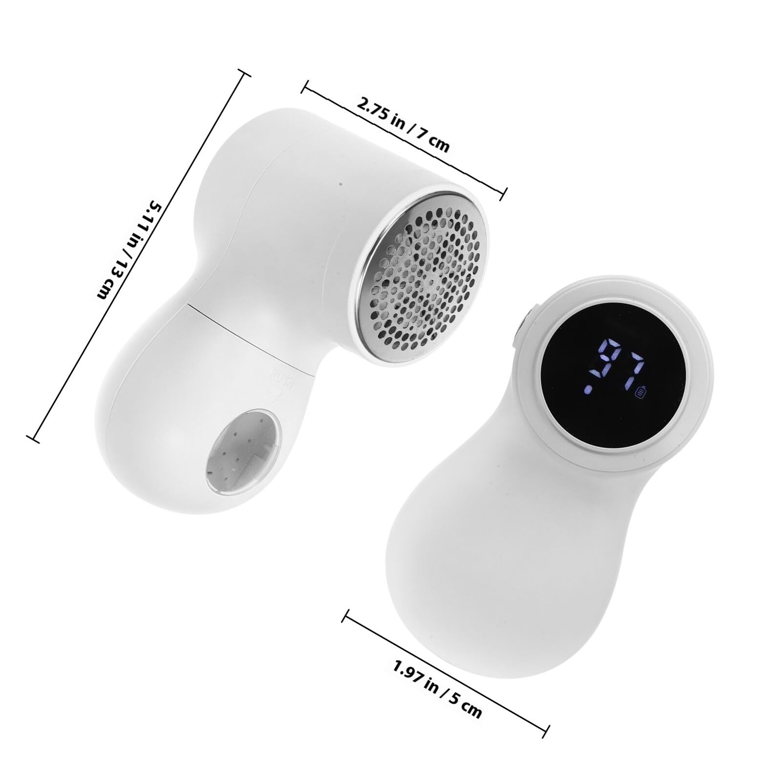Rasatore per Pelucchi Facile da Usare in Abs e Acciaio Inox Ricaricabile da 800mah per Rimuovere Pelucchi per Abbigliamento da Vestiti e Biancheria da Letto