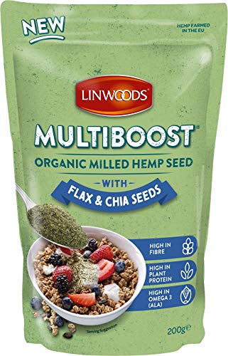 Linwoods Semillas MOLIDAS DE CAÑAMO Lino Y CHIA Bio 200 g, No aplicable