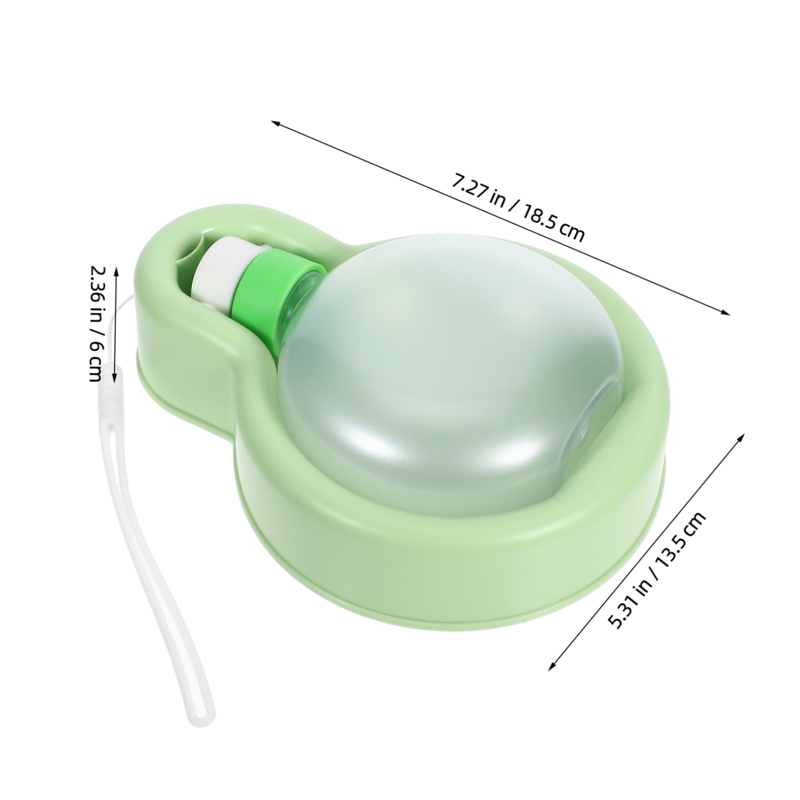 SUPVOX Portable Dog Water Bowl Foldable Pet Drinking Cup for Small Dogs Convenient Feeder Capacity for Hiking and Outdoor Activities