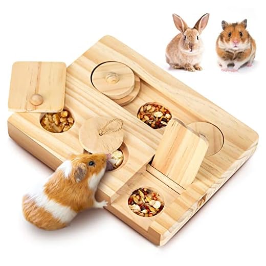MWAOWM 6-in-1 Wooden Foraging Toy Set