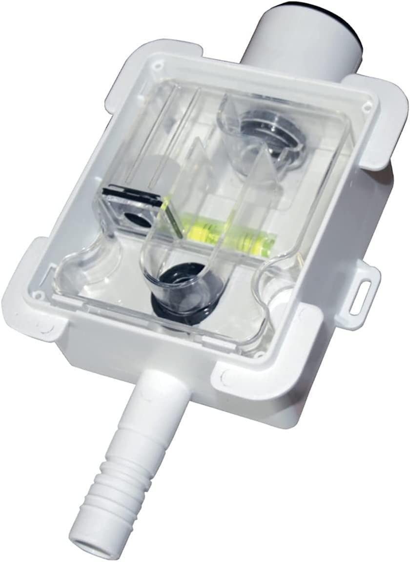 Sifón seco inodoro TECNOSYSTEMI 11126322B, para purga de condensados de aire acondicionado, inspeccionable