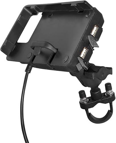 Miniatura 10 de GUAIMI Soporte de teléfono para motocicleta, soporte universal para manillar de 78 pulgadas 1 18 pulgadas para manillar MT-07 FZ-07 14-18 XSR700