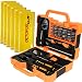 Professional Precision Screwdriver Set (45 in 1) and Cell Phone Repair Tool Kit for Mobile Smartphone, iPad, Computer, Laptop, Electronics (6pcs Octopus Microfiber Bonus)