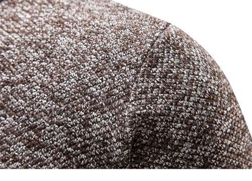 Men's Slim Fit Turtleneck Sweater Casual Knitted Pullover Solid Sweaters4