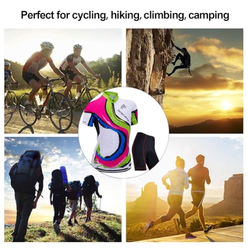 Image of Women's Short Sleeve Cycling Jersey Jacket Cycling Shirt Quick Dry Breathable Mountain Clothing Bike Top