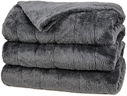 Amazon.com: Sunbeam Velvet Plush Heated Throw (Slate) 50 x 60 3-Heat  Setting with 3 Hour Auto Off : Home u0026 Kitchen