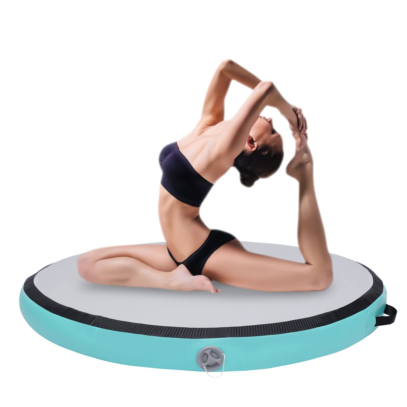 LSBIKE Air Roller 60/75/90 Cm - Aufblasbare Gymnastikmatte Mit Elektropumpe