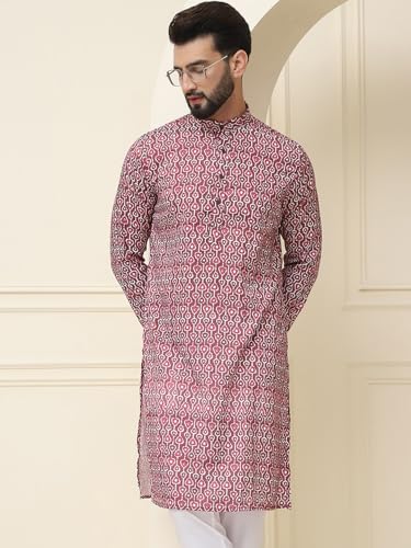 Image of SOJANYA (Since 1958 Men's Exquisite Silk Blend Kurta Elevate Your Festive Look-Crafted for Excellence