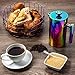 French Press Coffee Maker - Large 34 Oz Stainless-Steel French Press Coffee Maker | Colorful Rainbow Double Walled French Coffee Press & Tea Makers | Bonus Coffee Scoop & 2 Filters