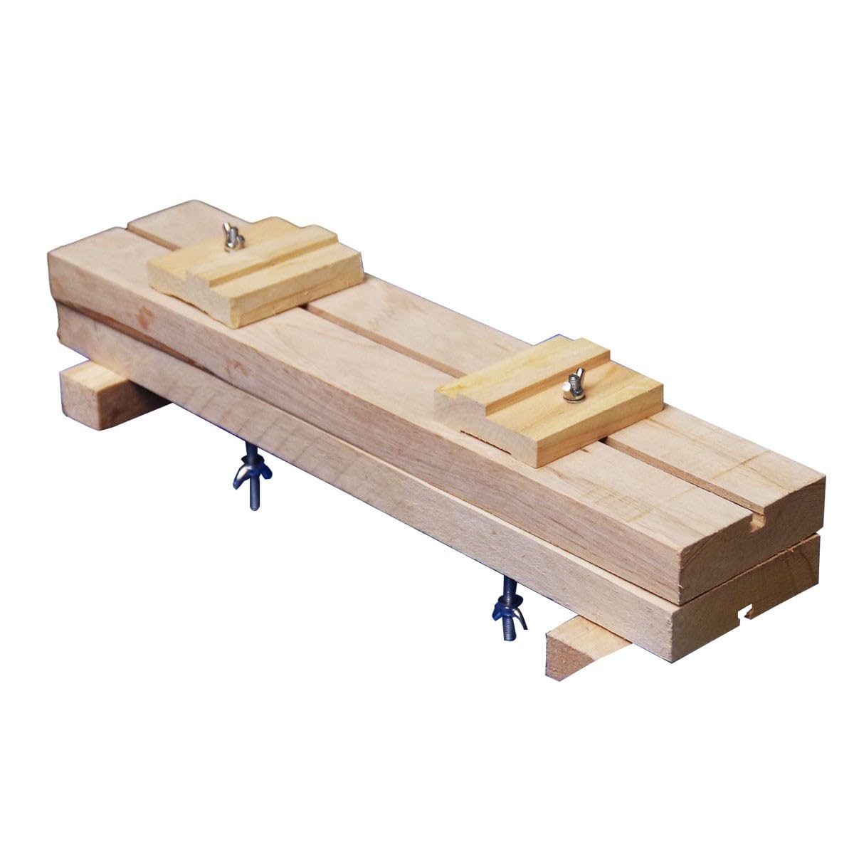A Doppio Strato Supporto per Pietra per affilare in Legno per affilare in Legno, Antiscivolo, Regolabile Supporto Pietra focaia Stabile Supporto per Pietra affilatrice, 50x7cm
