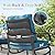 Sophia & William Patio Furniture Sets for 9 with 45" Gas Fire Pit Table Outdoor Conversation Sets, 2xSofa Chairs, 2xSwivel Cushion Chairs, 1x3-Seat Sofa, 2xOttomans for Porch Poolside Peacock Blue