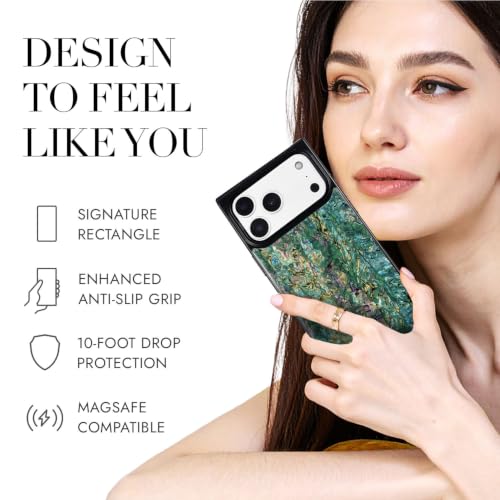 Image of COCOMII Rectangle for iPhone 18 Pro Max /17 Pro Max Case, Aurora Abalone